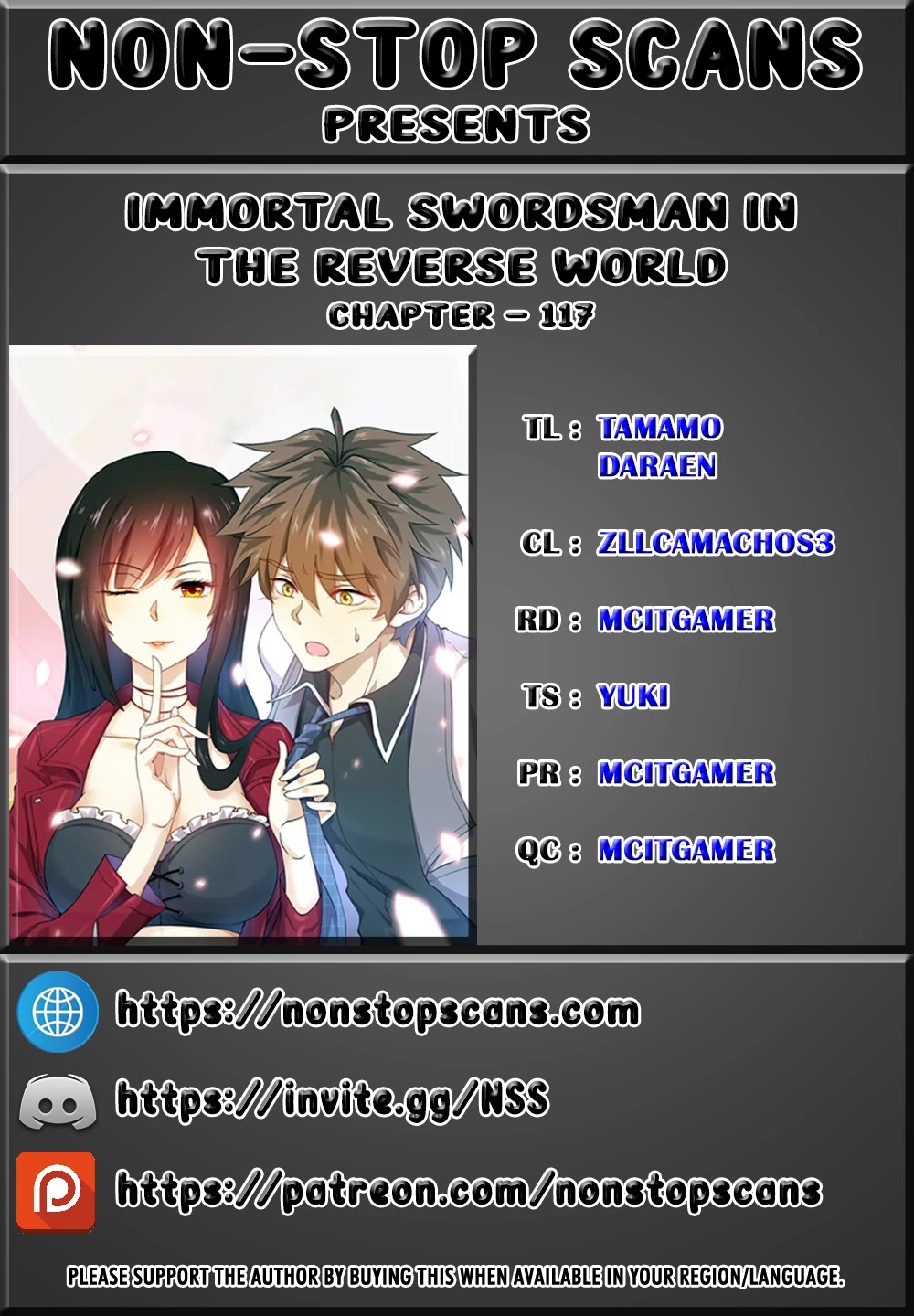 Immortal Swordsman in The Reverse World chapter 117 page 1