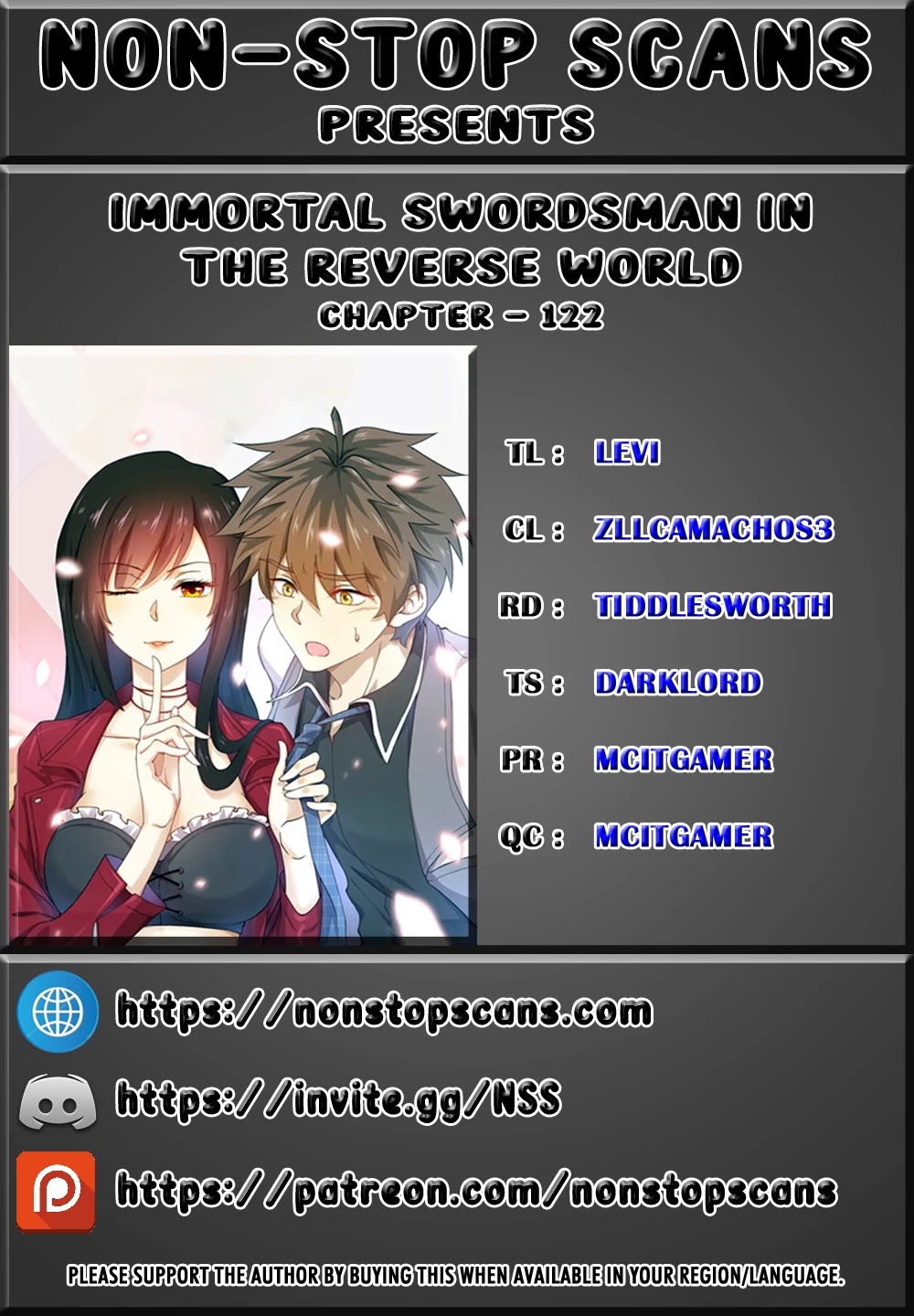 Immortal Swordsman in The Reverse World chapter 122 page 1