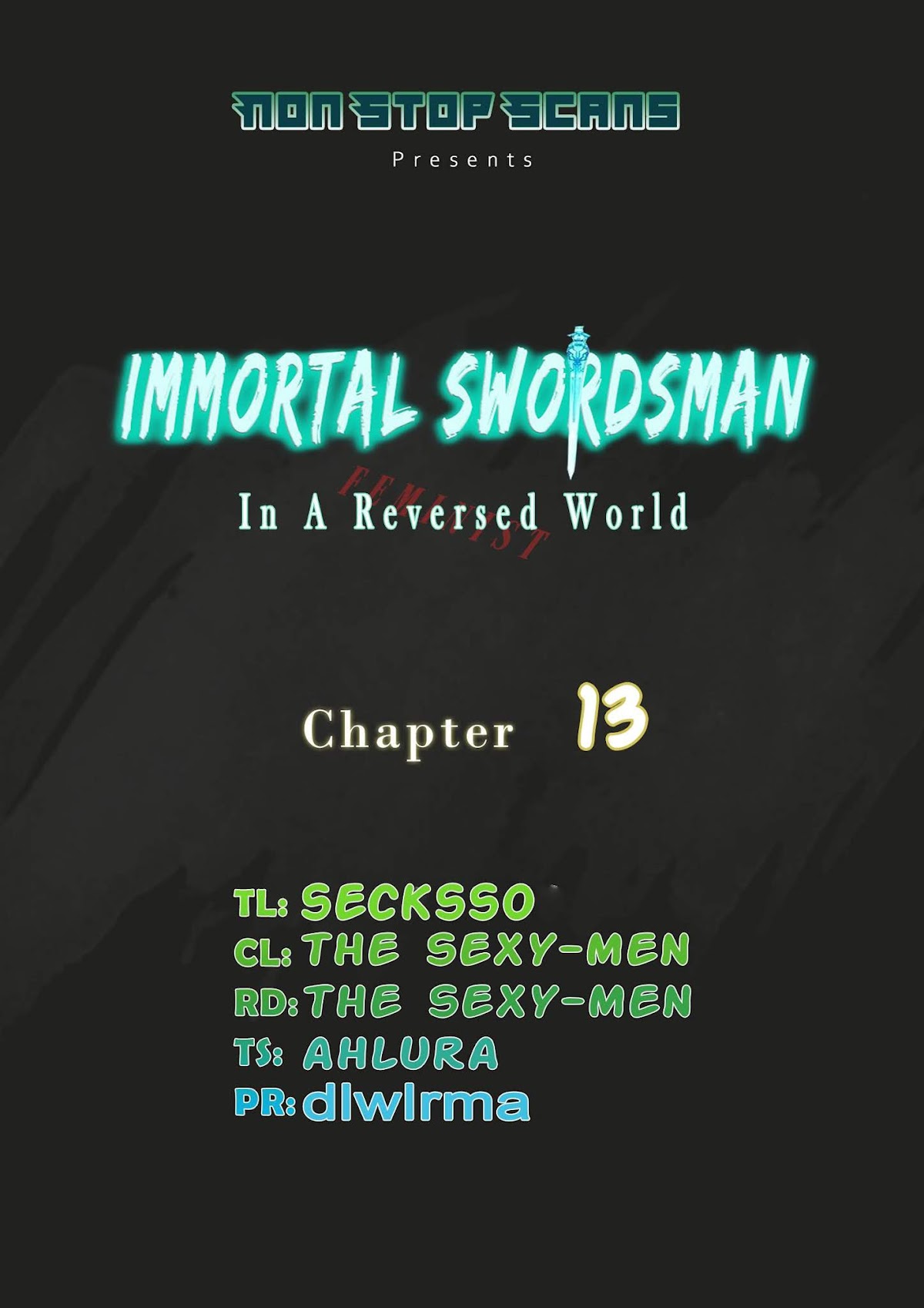 Immortal Swordsman in The Reverse World chapter 13 page 1