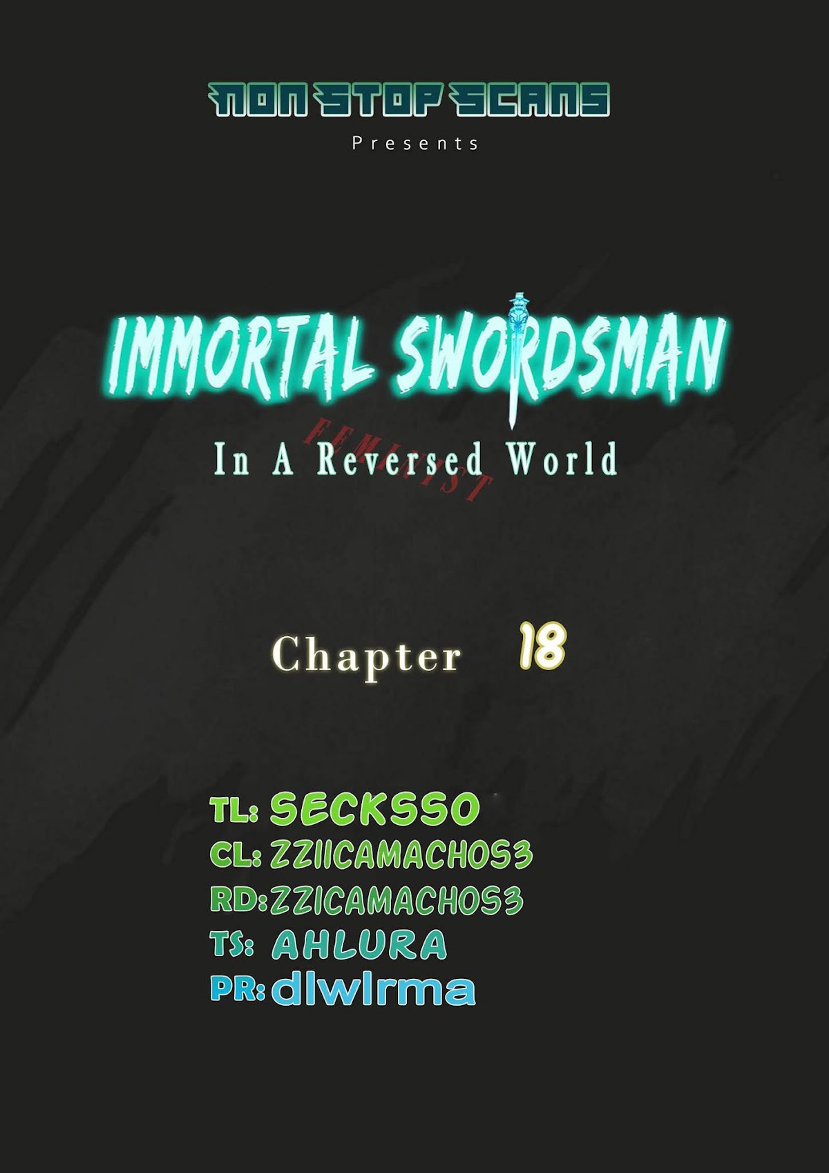 Immortal Swordsman in The Reverse World chapter 18 page 1
