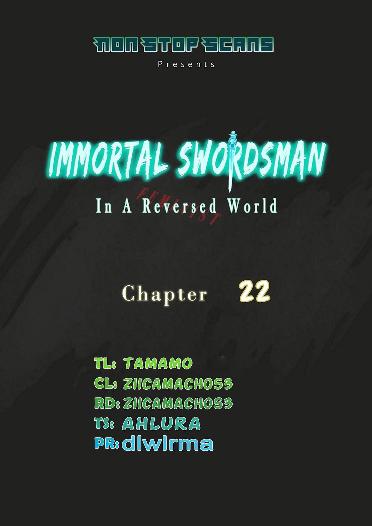 Immortal Swordsman in The Reverse World chapter 22 page 1