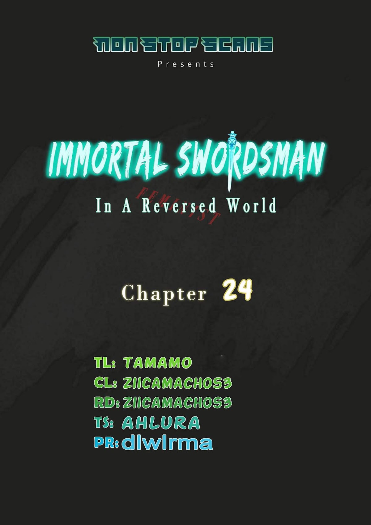 Immortal Swordsman in The Reverse World chapter 24 page 1