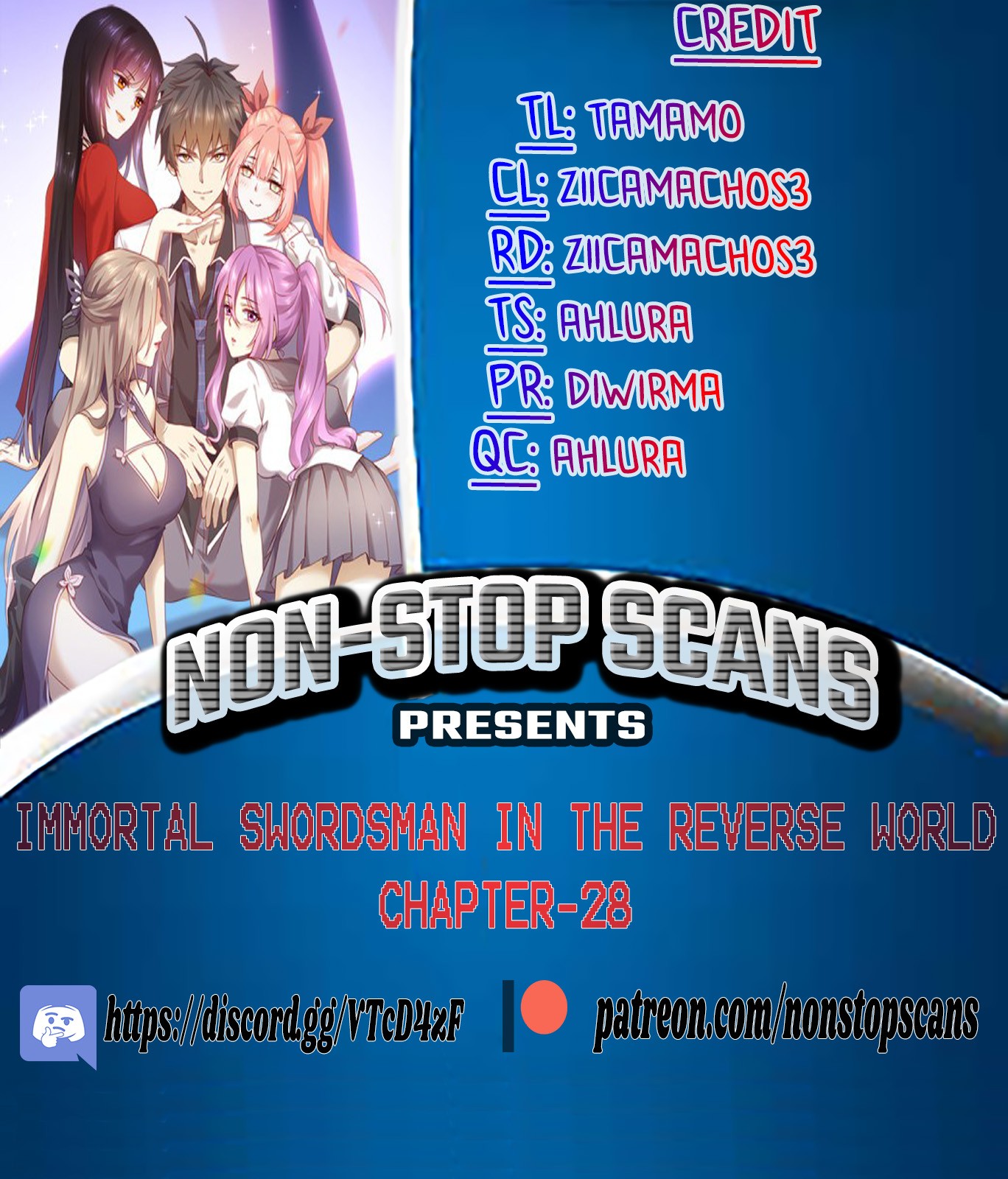 Immortal Swordsman in The Reverse World chapter 28 page 1