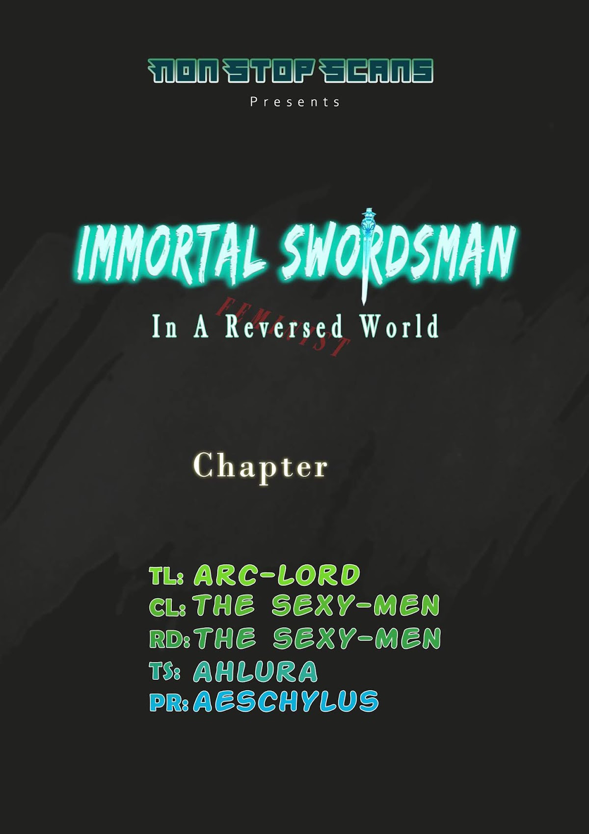 Immortal Swordsman in The Reverse World chapter 3 page 1