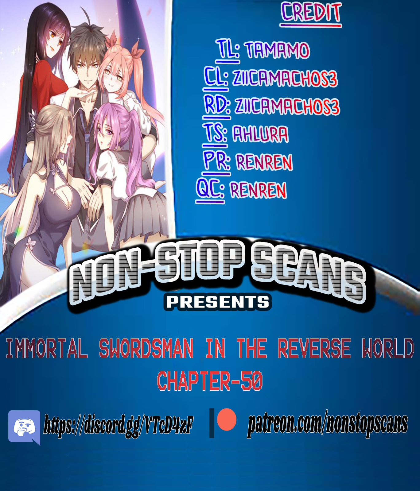 Immortal Swordsman in The Reverse World chapter 50 page 1