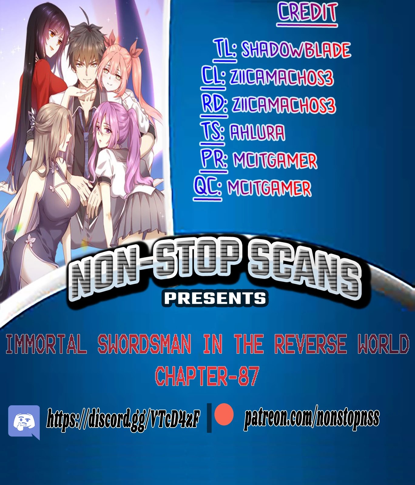 Immortal Swordsman in The Reverse World chapter 87 page 1