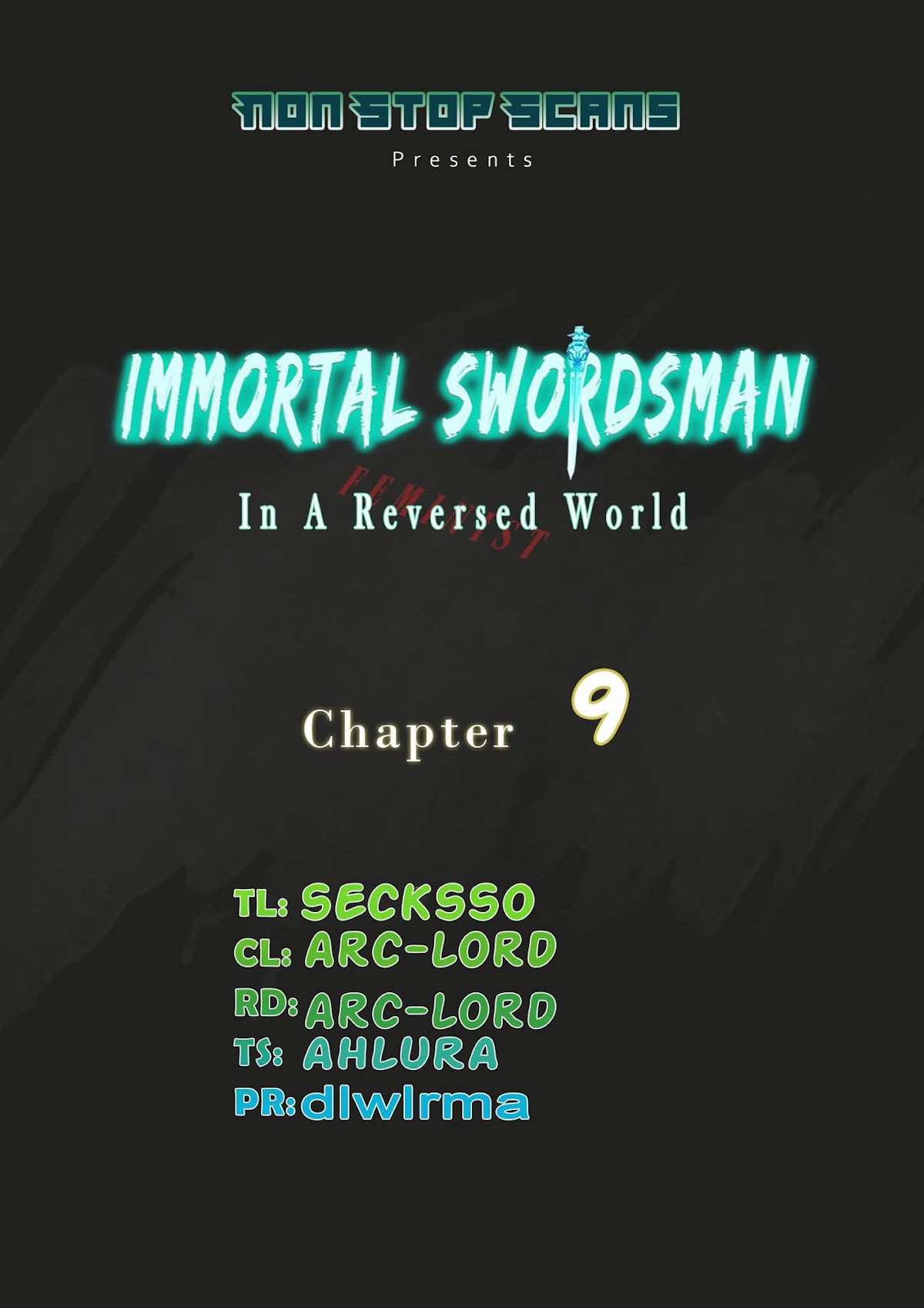 Immortal Swordsman in The Reverse World chapter 9 page 1