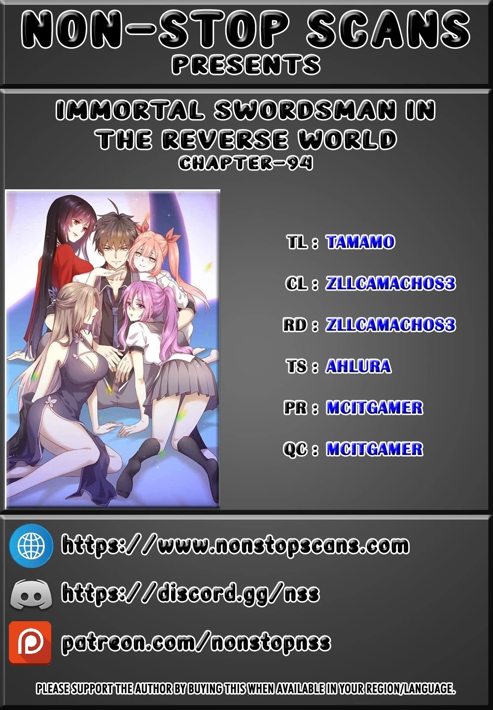 Immortal Swordsman in The Reverse World chapter 94 page 1