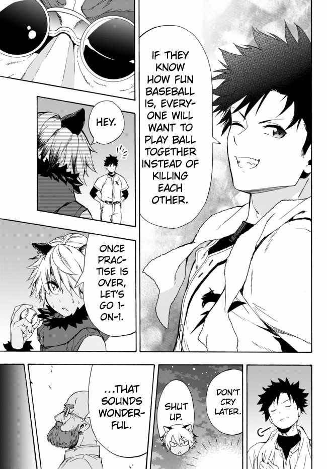 In Another World where Baseball is War, a High School Ace Player will Save a Weak Nation chapter 13.2 page 22