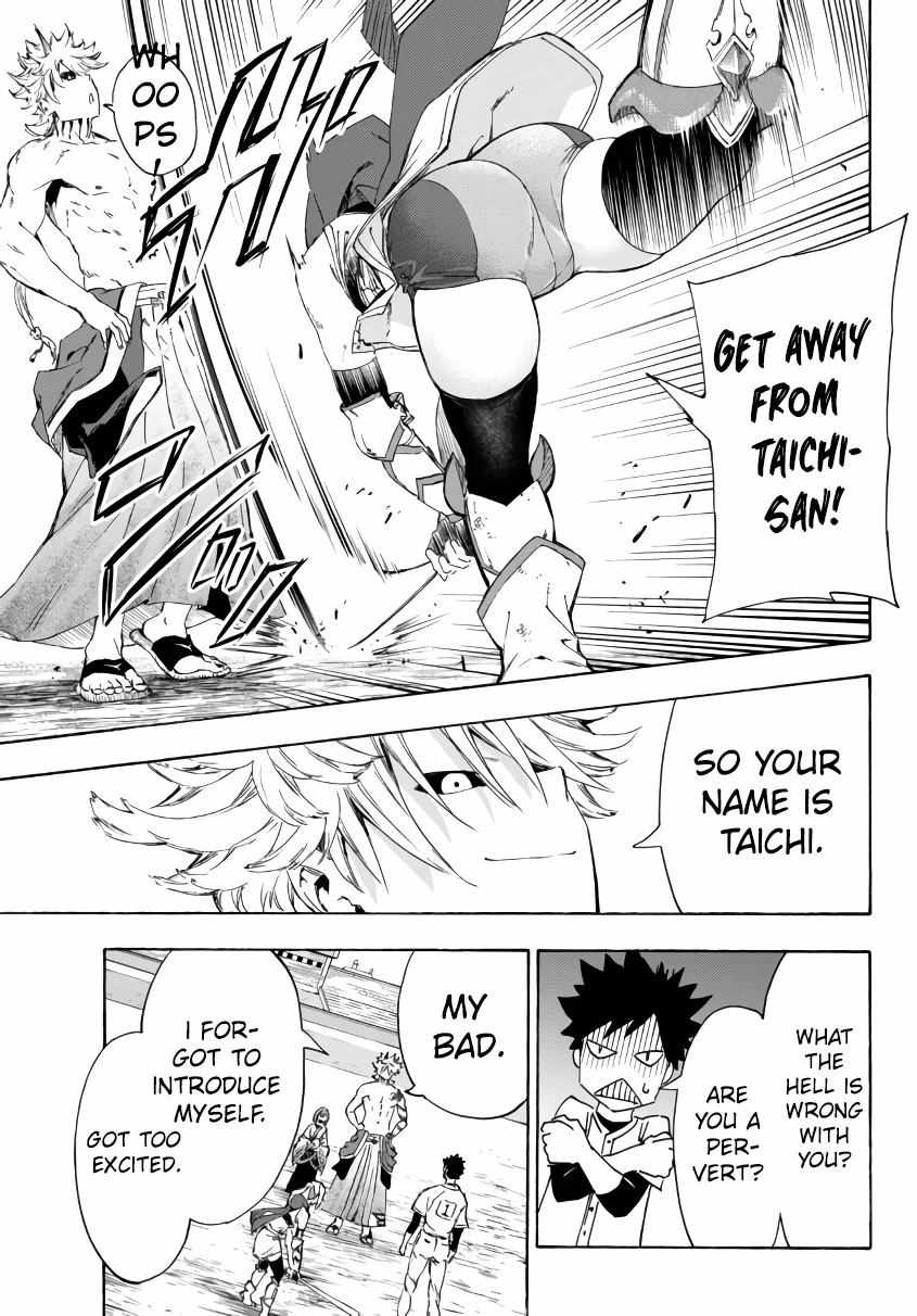 In Another World where Baseball is War, a High School Ace Player will Save a Weak Nation chapter 21 page 4