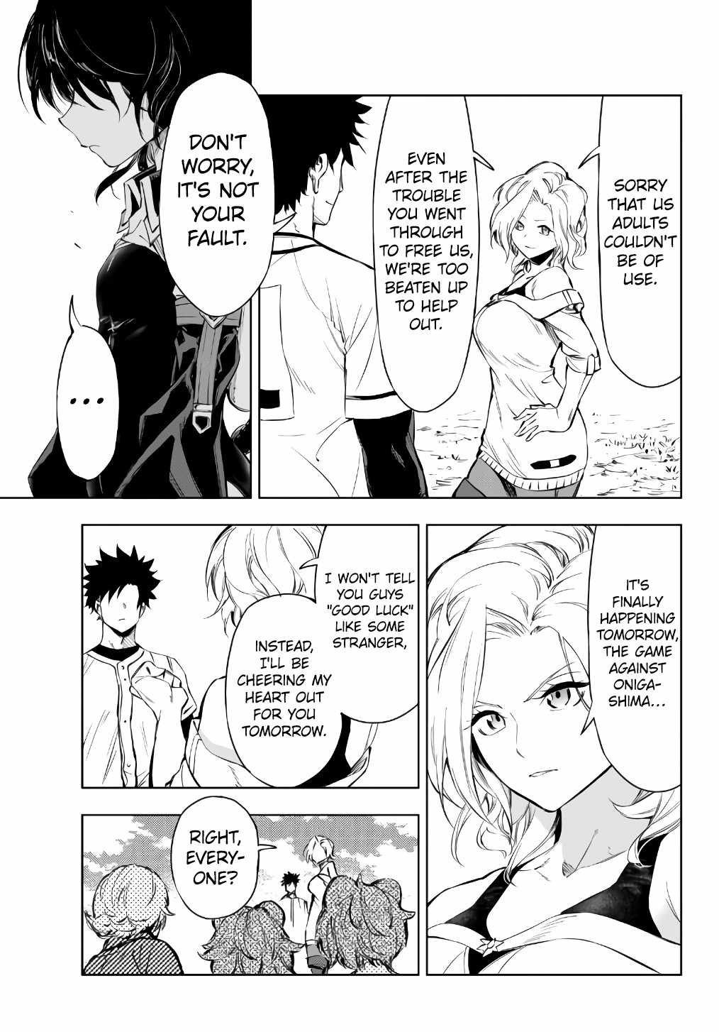 In Another World where Baseball is War, a High School Ace Player will Save a Weak Nation chapter 28.1 page 18