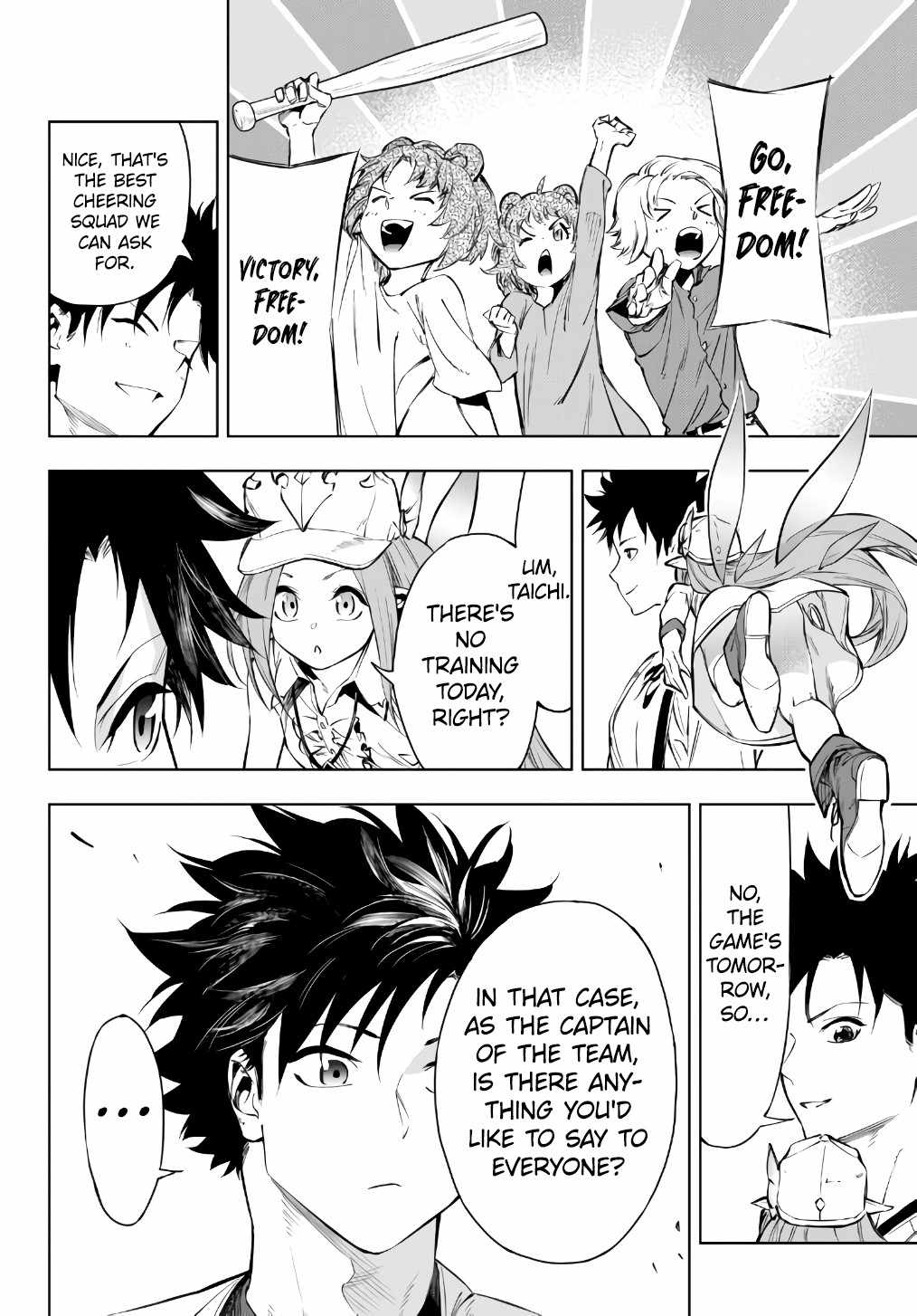 In Another World where Baseball is War, a High School Ace Player will Save a Weak Nation chapter 28.1 page 19