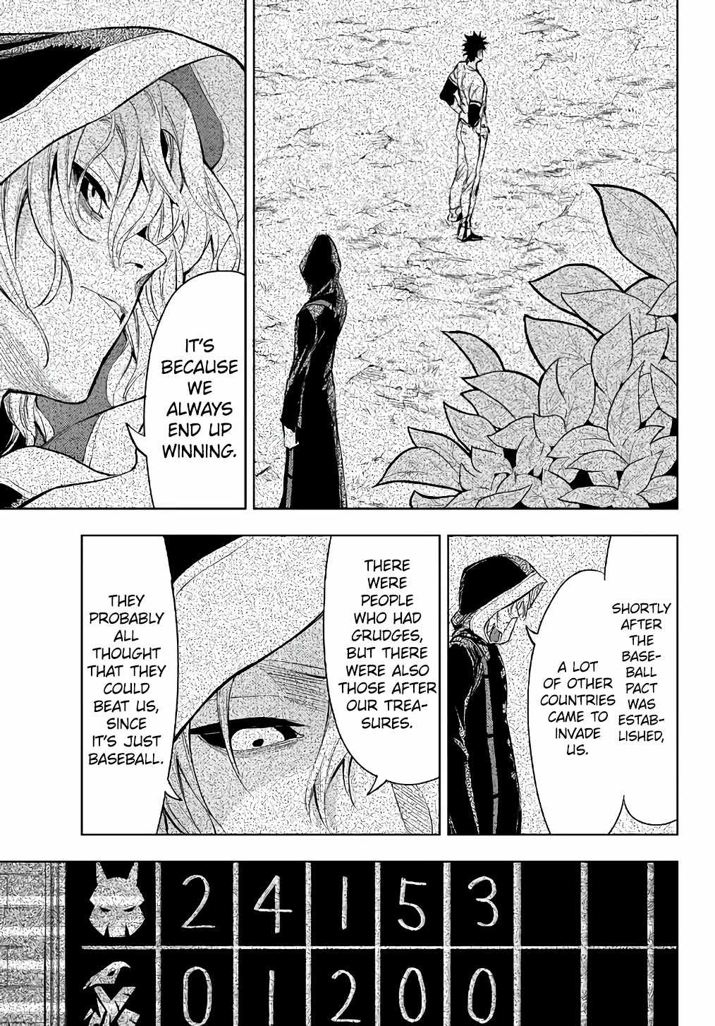 In Another World where Baseball is War, a High School Ace Player will Save a Weak Nation chapter 29.1 page 13