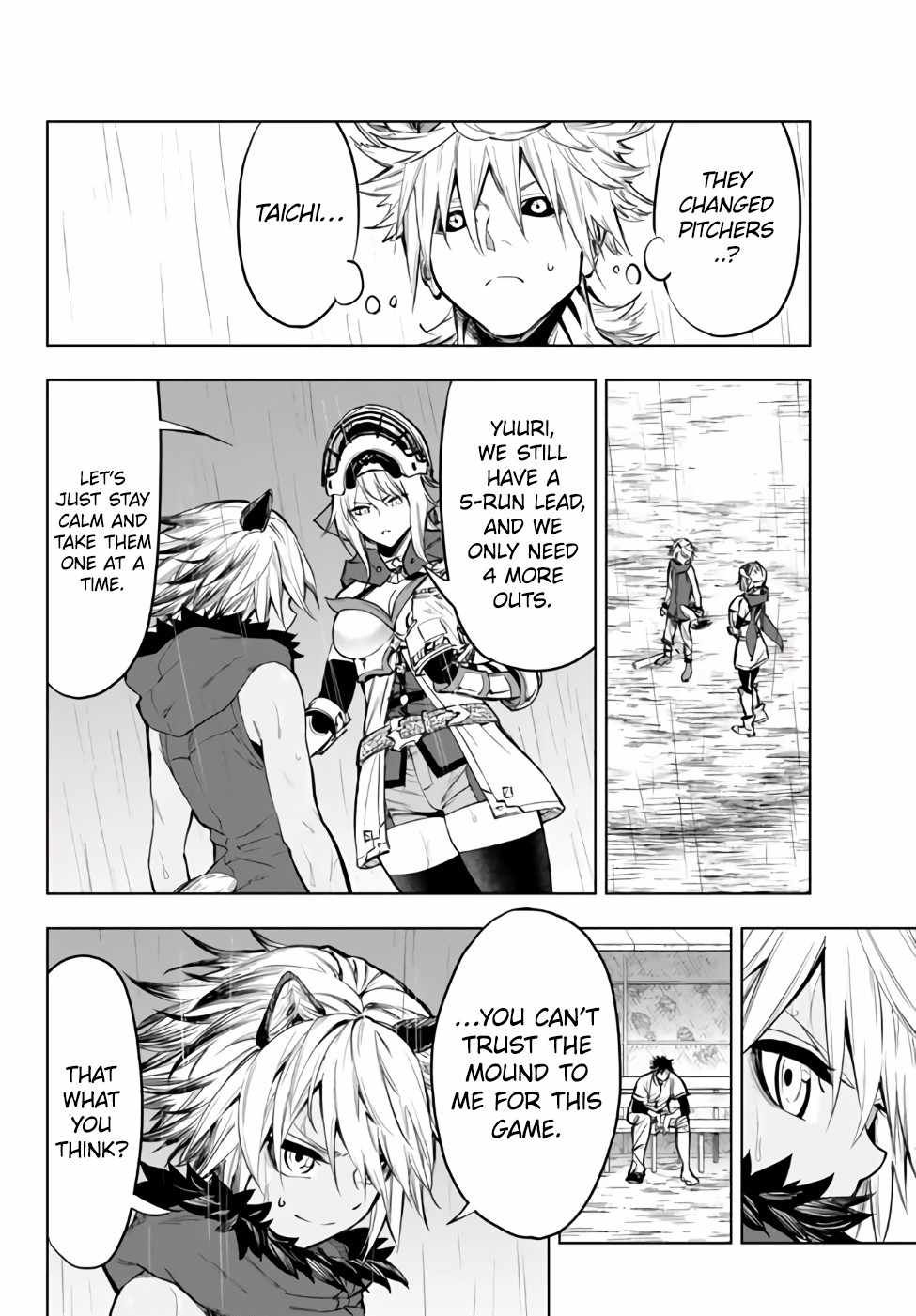 In Another World where Baseball is War, a High School Ace Player will Save a Weak Nation chapter 34.2 page 14