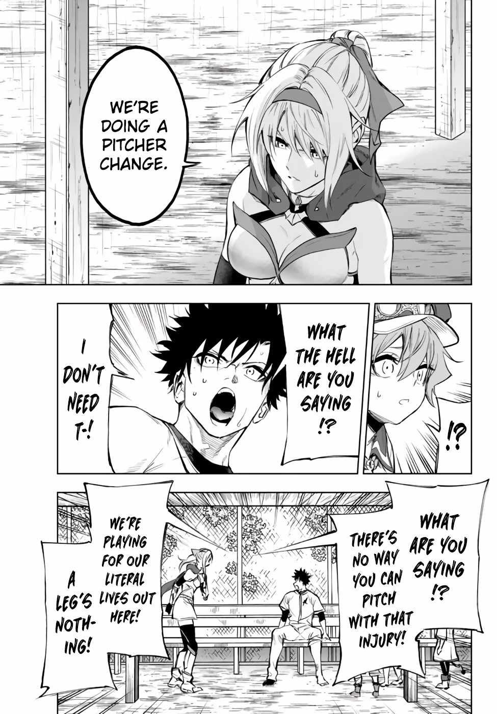 In Another World where Baseball is War, a High School Ace Player will Save a Weak Nation chapter 34.2 page 9