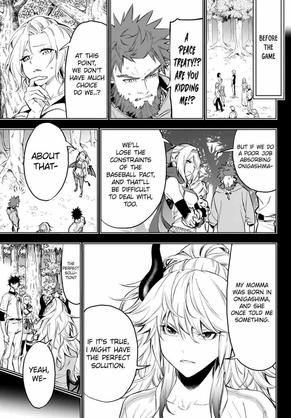 In Another World where Baseball is War, a High School Ace Player will Save a Weak Nation chapter 37.1 page 13