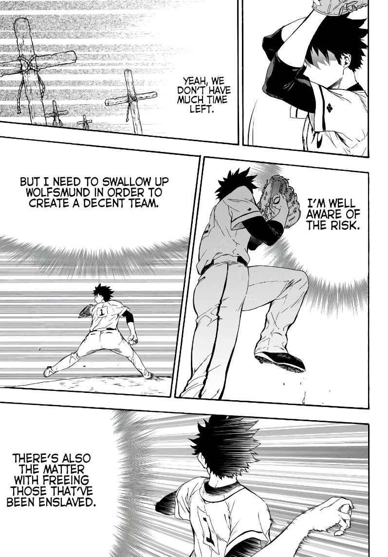 In Another World where Baseball is War, a High School Ace Player will Save a Weak Nation chapter 4.2 page 13