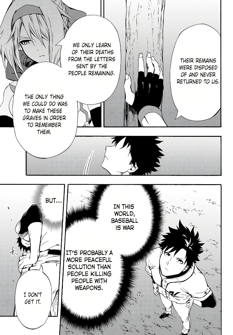 In Another World where Baseball is War, a High School Ace Player will Save a Weak Nation chapter 4 page 4