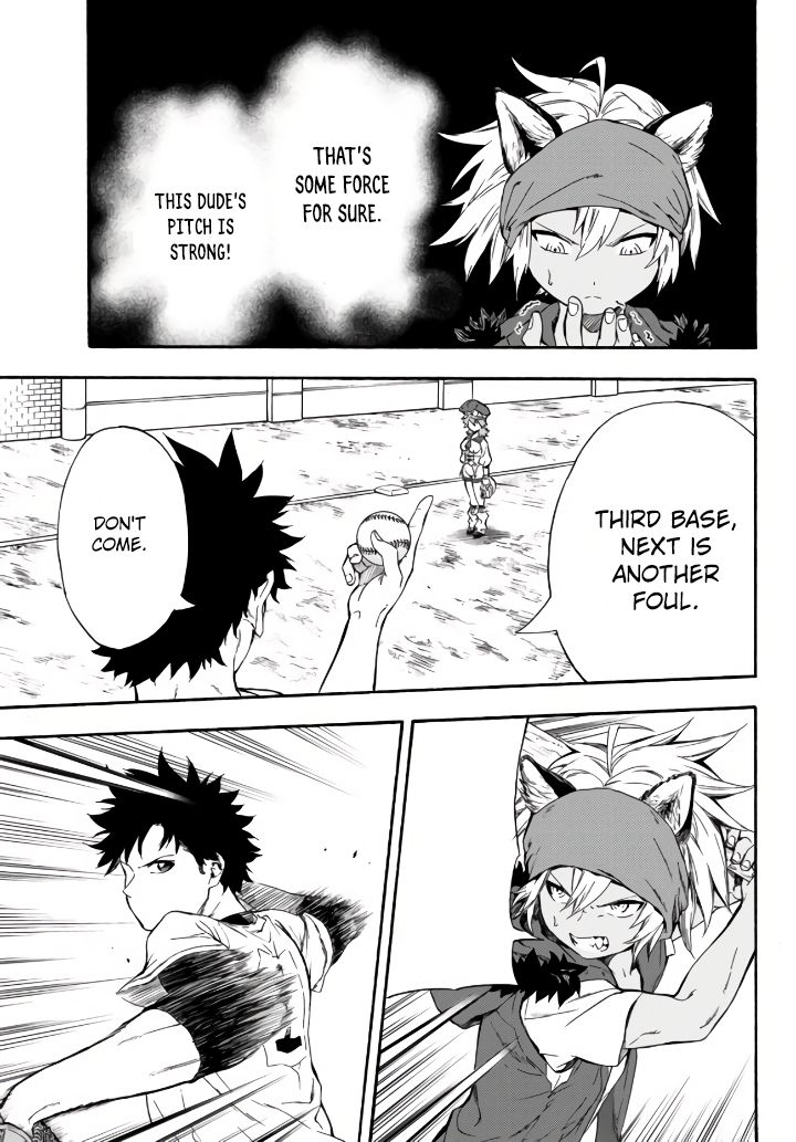 In Another World where Baseball is War, a High School Ace Player will Save a Weak Nation chapter 5 page 22