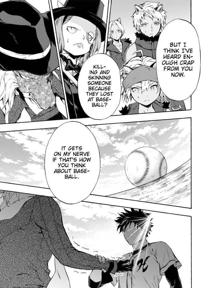 In Another World where Baseball is War, a High School Ace Player will Save a Weak Nation chapter 9 page 36