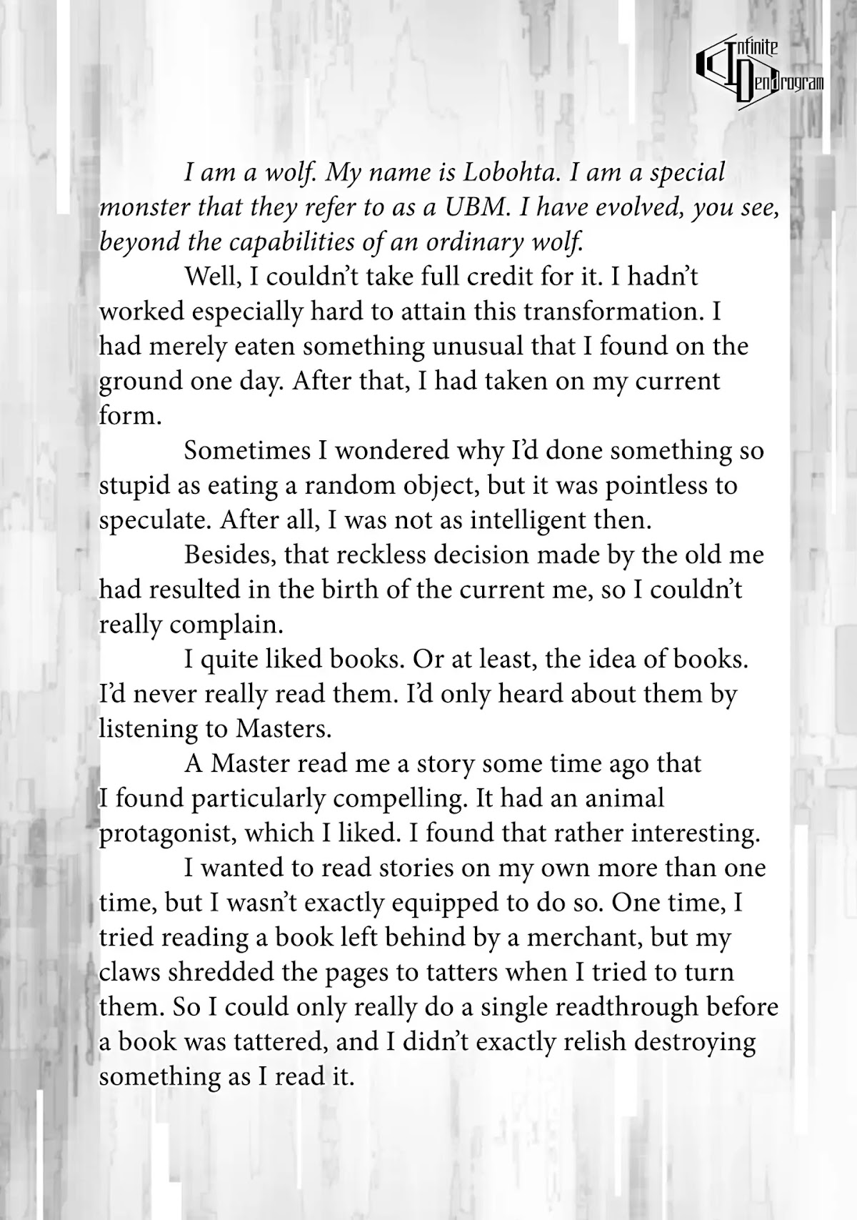 Infinite Dendrogram chapter 10.5 page 2