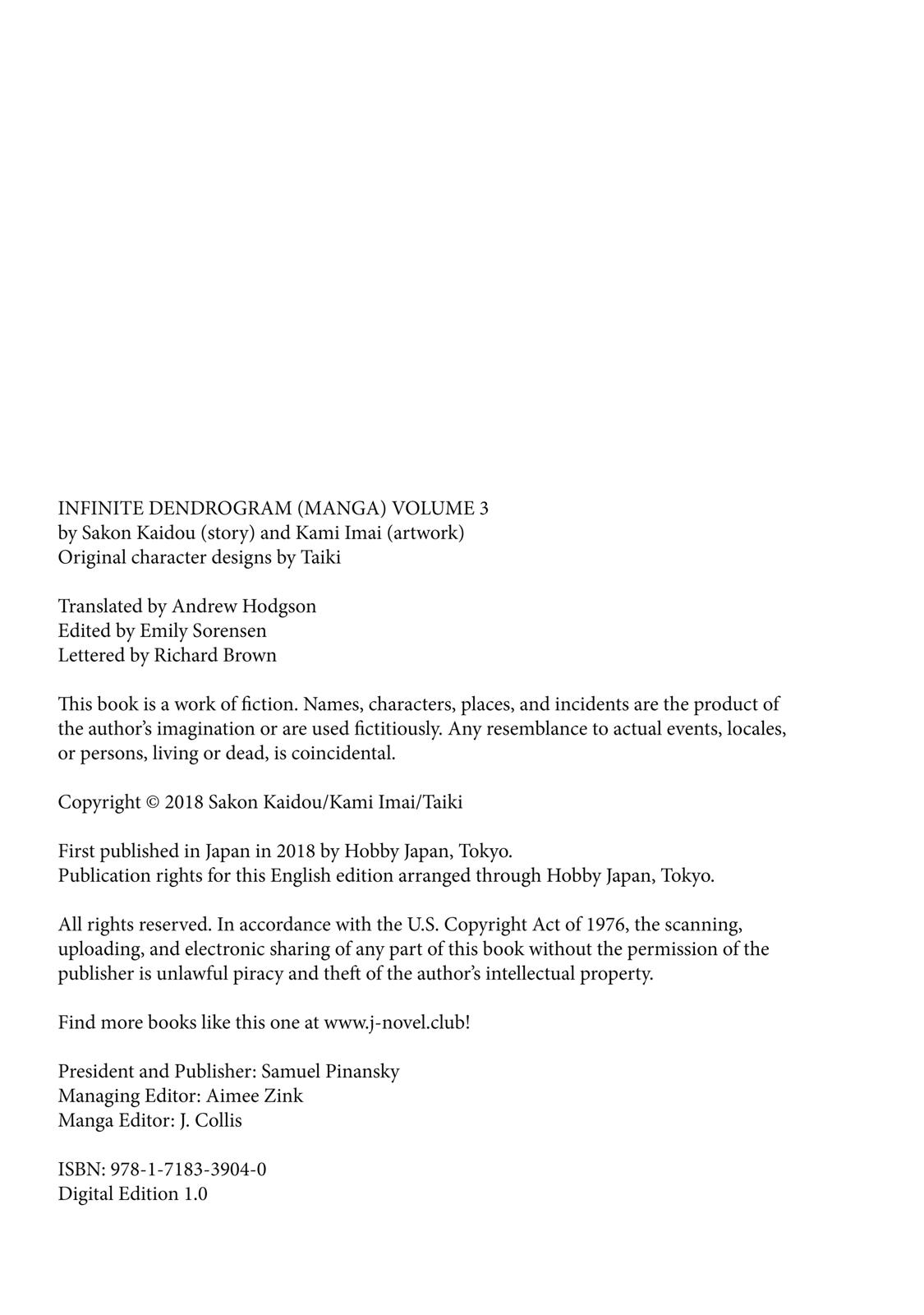 Infinite Dendrogram chapter 15 page 47