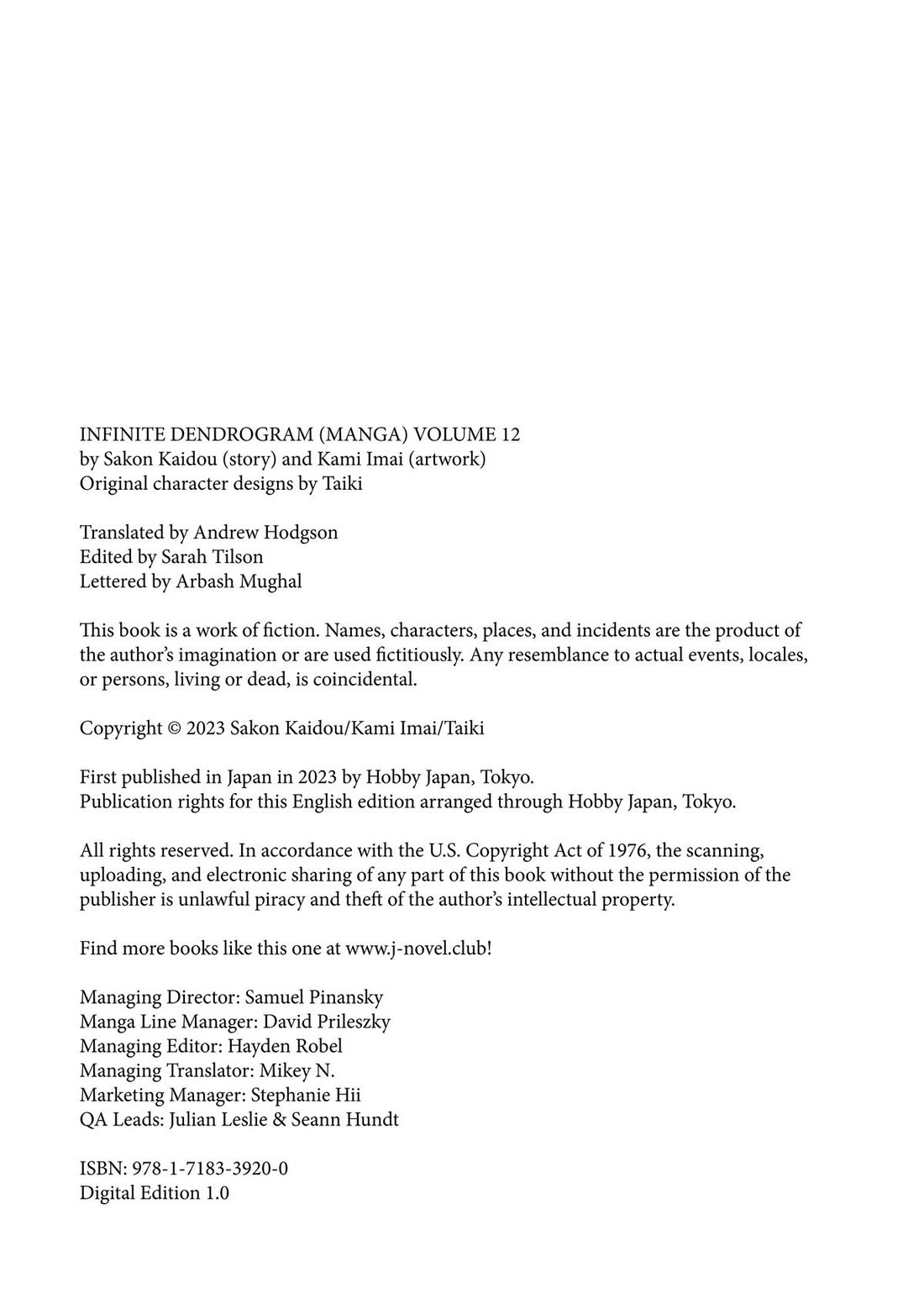 Infinite Dendrogram chapter 59 page 59