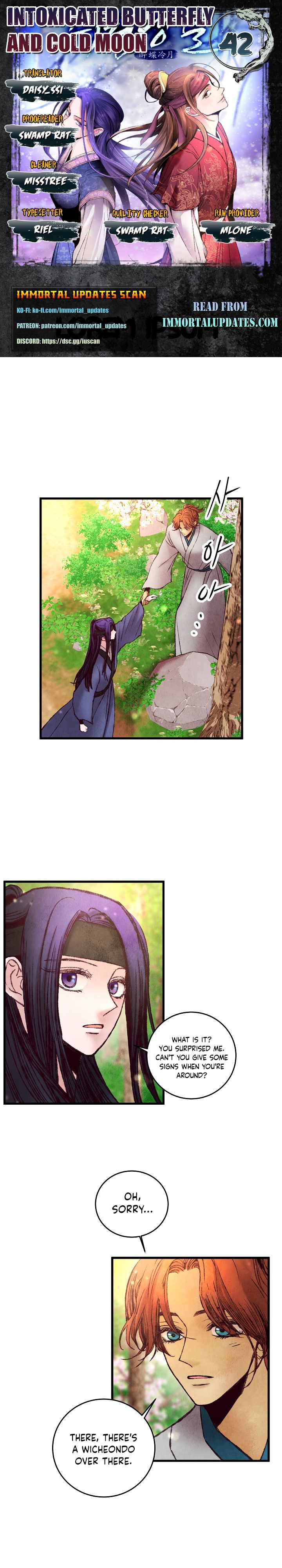 Intoxicated Butterfly and Cold Moon chapter 42 page 1