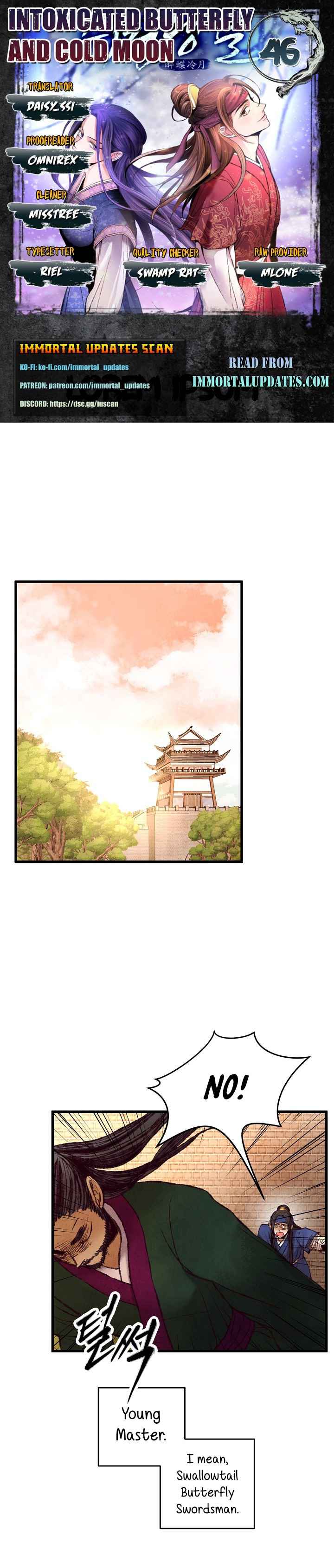 Intoxicated Butterfly and Cold Moon chapter 46 page 1