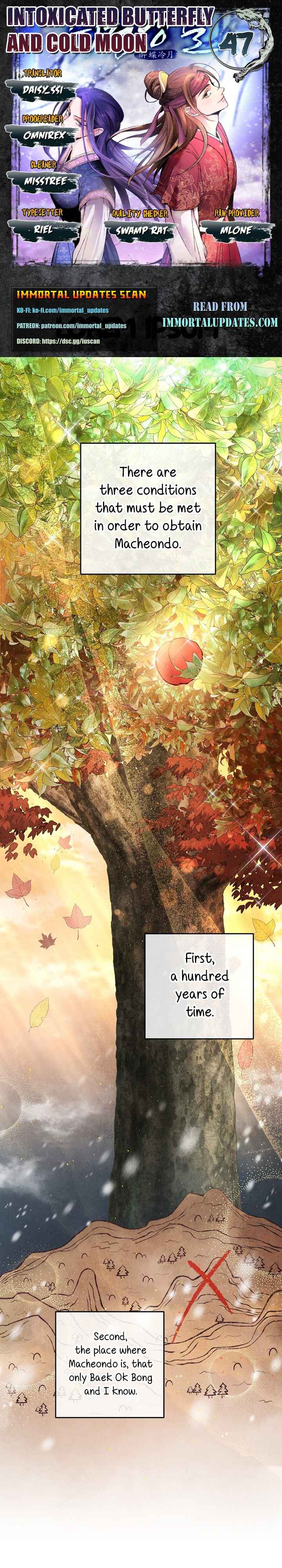 Intoxicated Butterfly and Cold Moon chapter 47 page 1