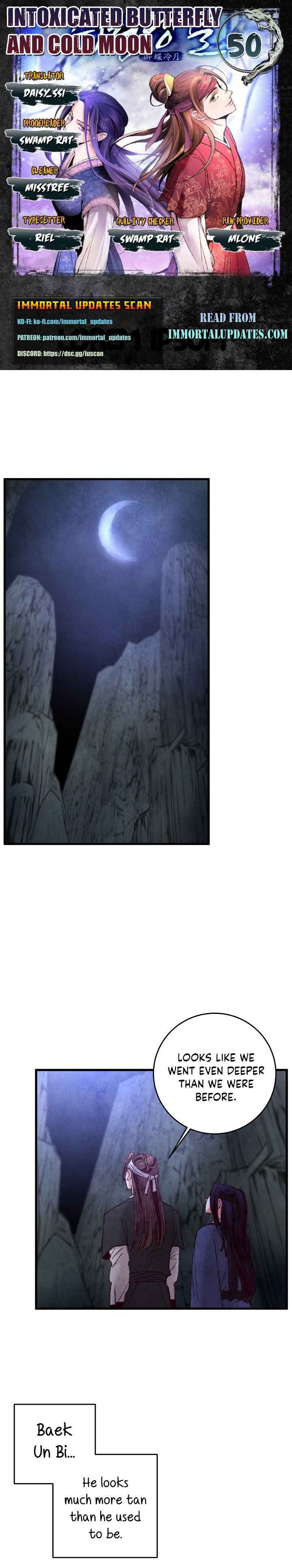 Intoxicated Butterfly and Cold Moon chapter 50 page 1