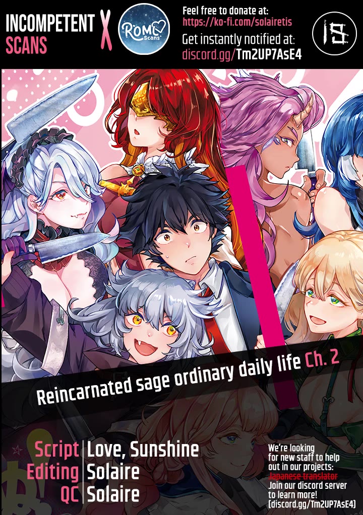 Irresistible! The Ordinary(?) Daily Life of a Reincarnated Sage chapter 2 page 1