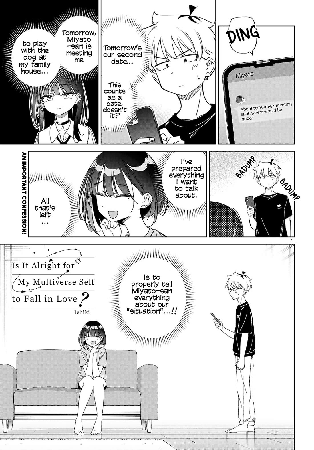 Is It Alright for My Multiverse Self to Fall in Love? chapter 12 page 1