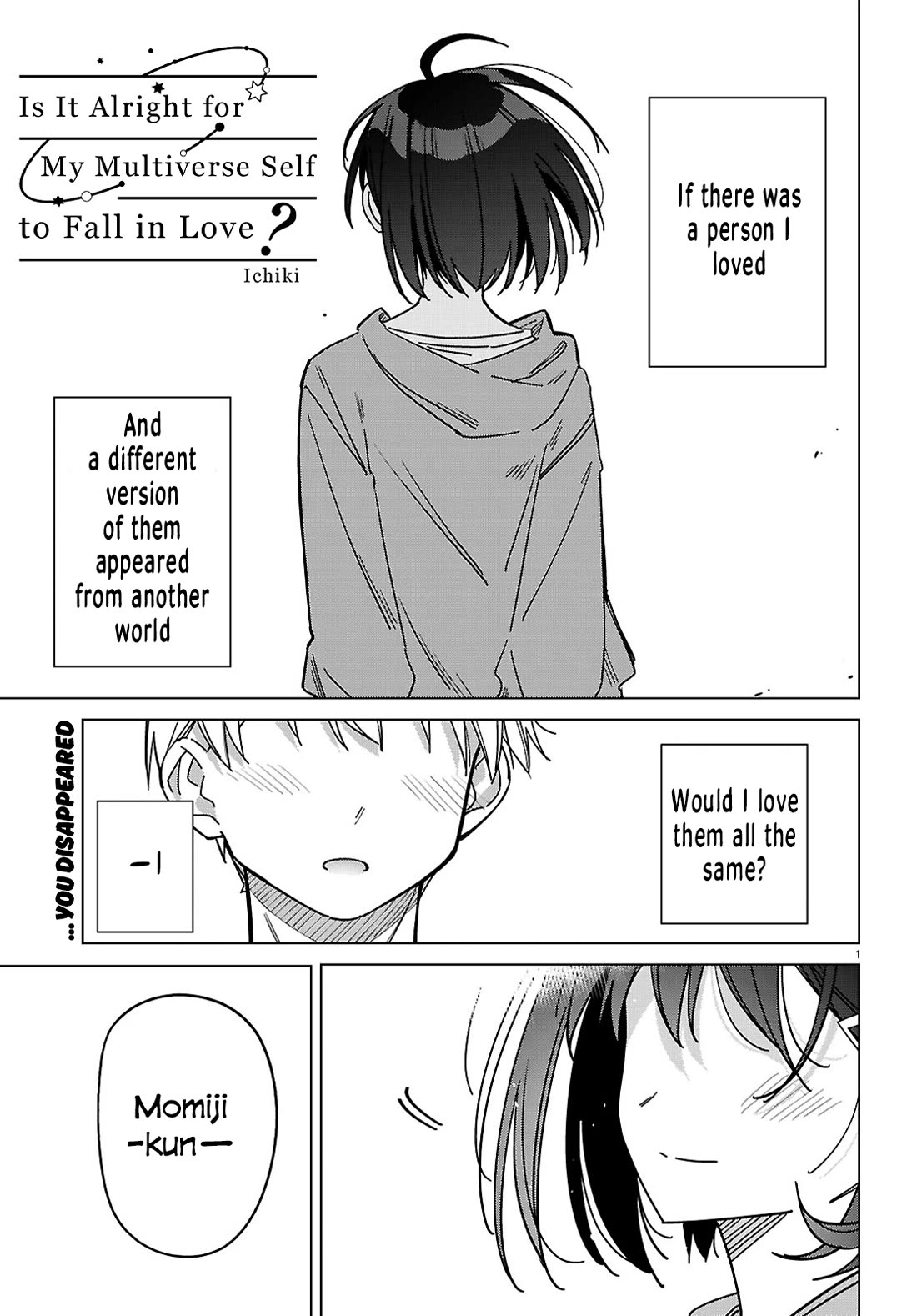 Is It Alright for My Multiverse Self to Fall in Love? chapter 7 page 1