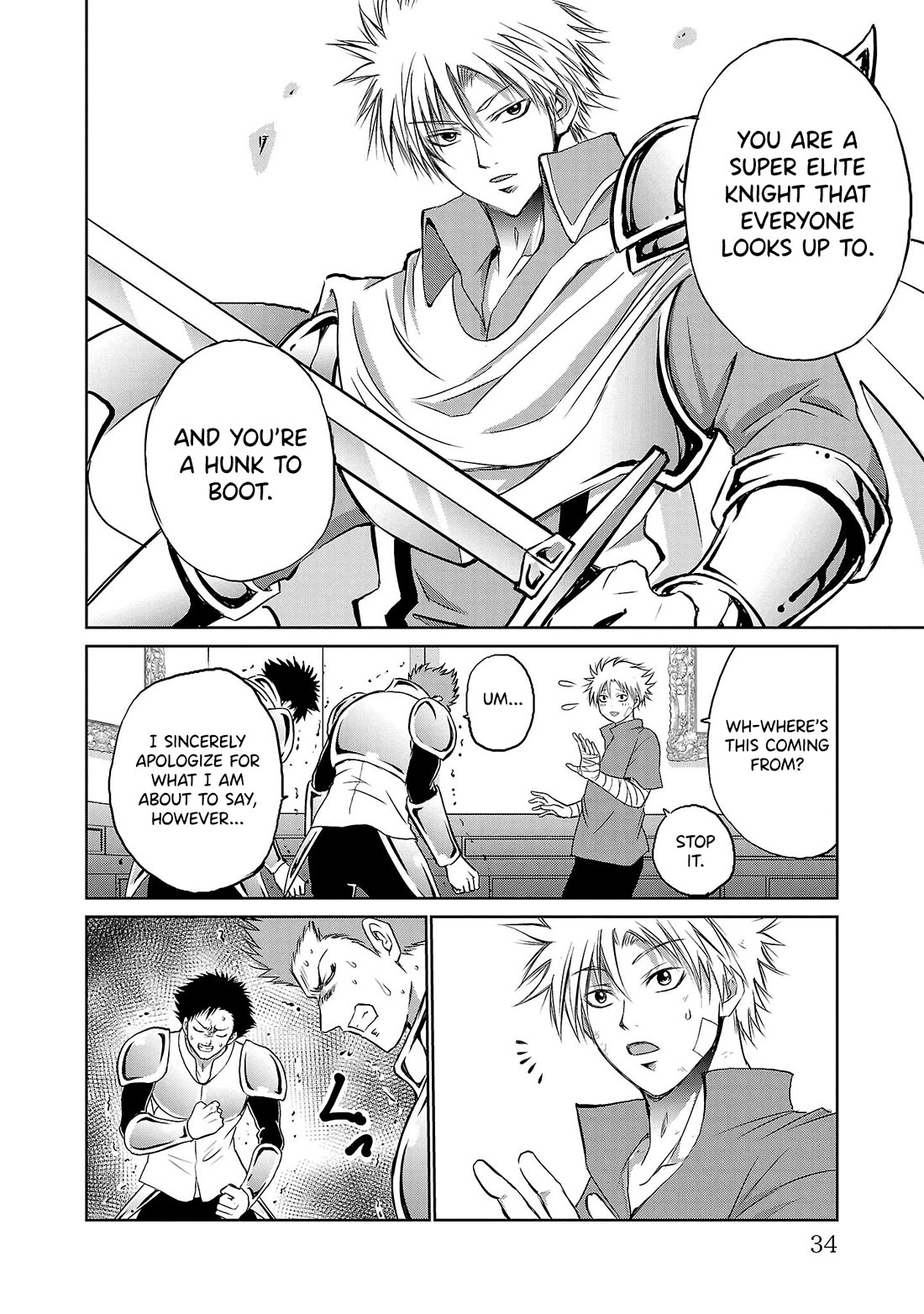 IseGure: After Constantly Being Used as a Foil for OP Isekai Protagonists, The Elite Knight Has Finally Had It. chapter 1 page 28