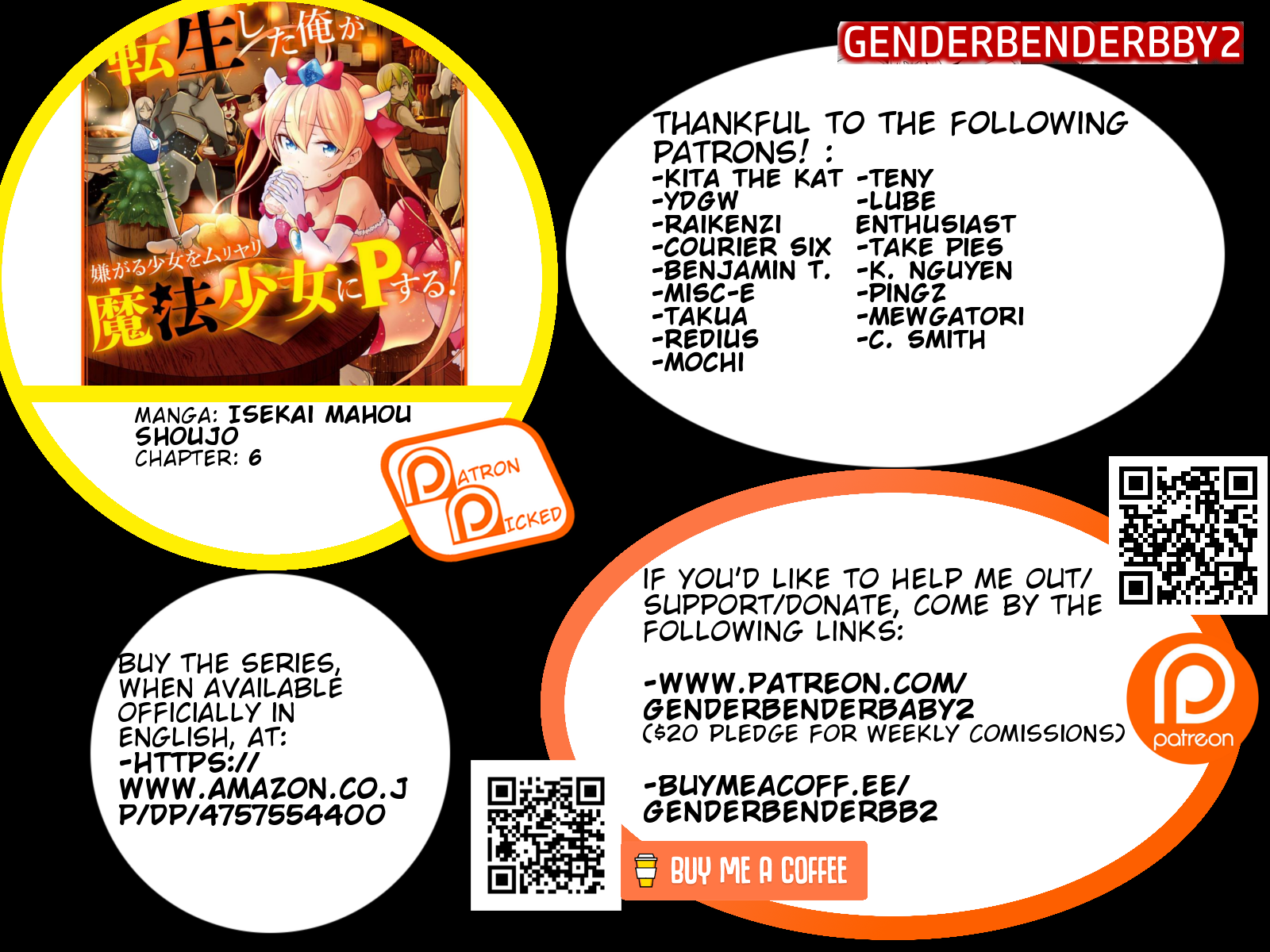 Isekai de Saikyou no Tsue ni Tensei shita Ore ga Iyagaru Shoujo wo Muriyari Mahou Shoujo ni P suru! chapter 6 page 1