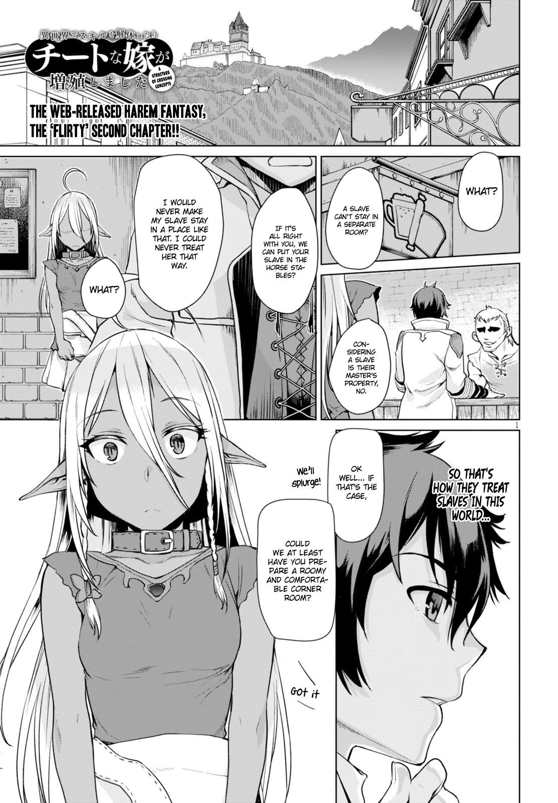Isekai de Skill wo Kaitai shitara Cheat na Yome ga Zoushoku Shimashita: Gainen Kousa no Structure chapter 2 page 2