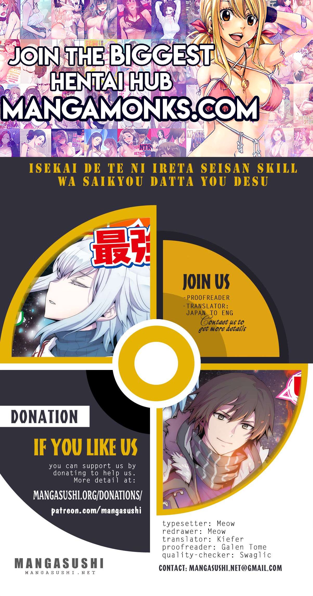 Isekai De Te Ni Ireta Seisan Skill Wa Saikyou Datta You Desu chapter 36 page 1