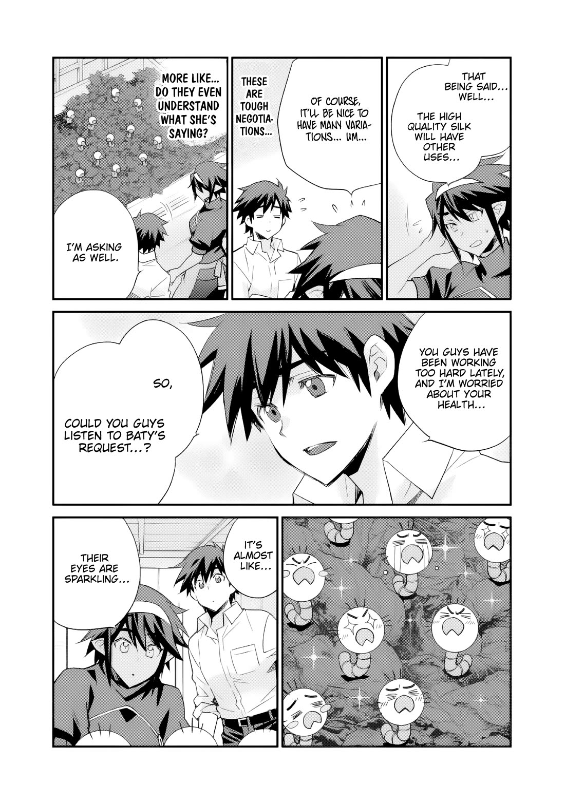 Isekai de Tochi o Katte Noujou o Tsukurou chapter 54.5 page 8