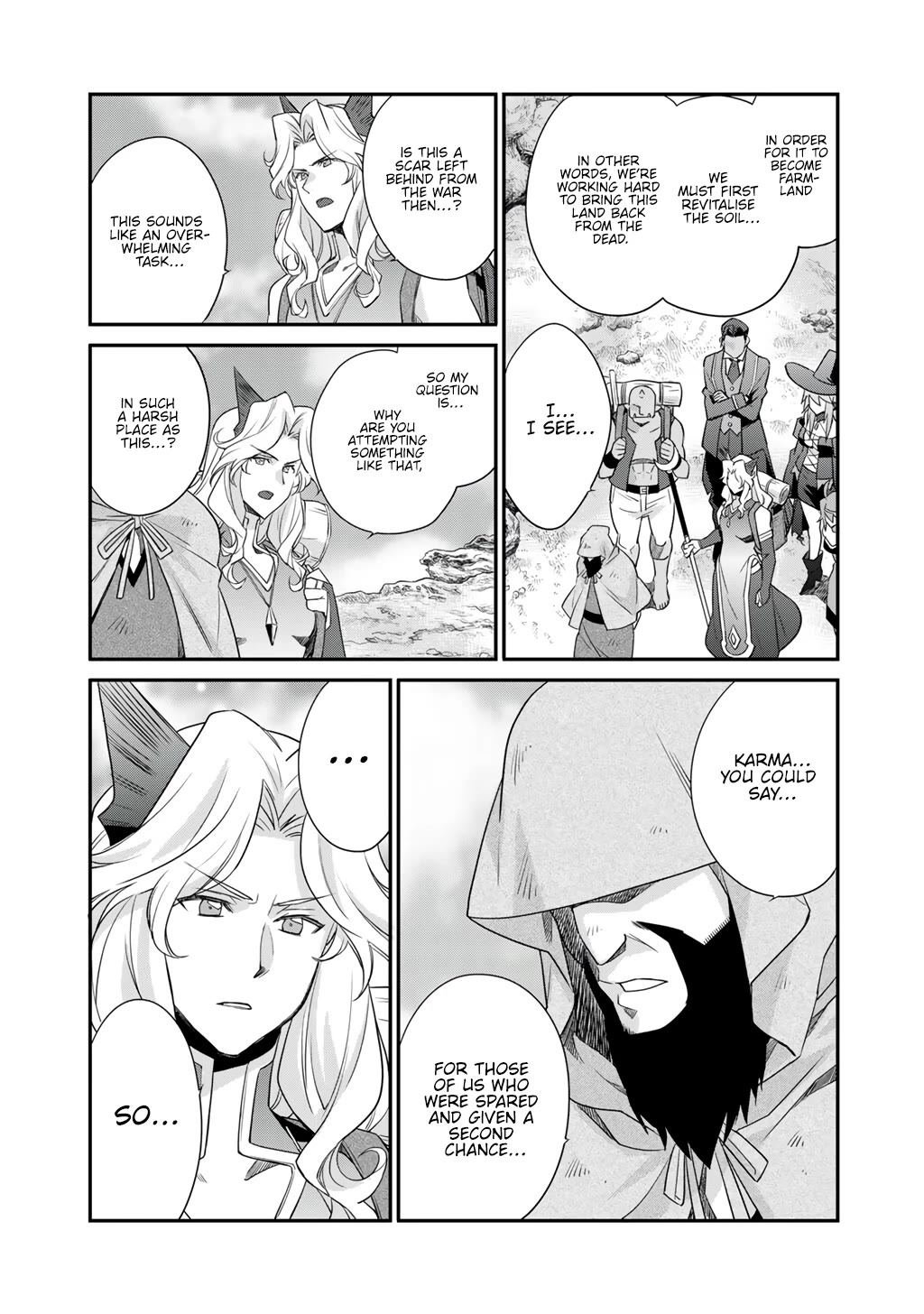 Isekai de Tochi o Katte Noujou o Tsukurou chapter 68 page 17