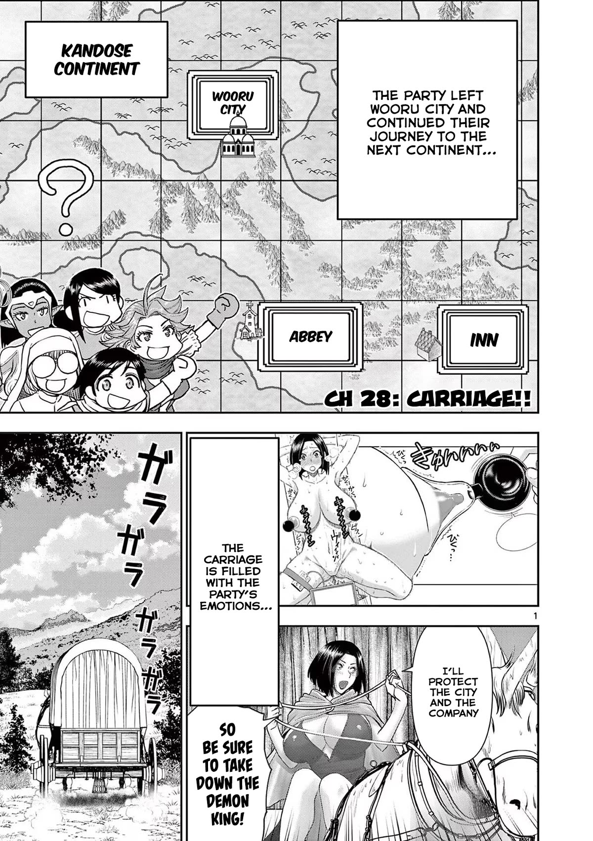 Isekai Furin ll ~Michibika Reshi Hitodzuma Tachi to Bukiyo Tensei Yuusha~ chapter 28 page 1