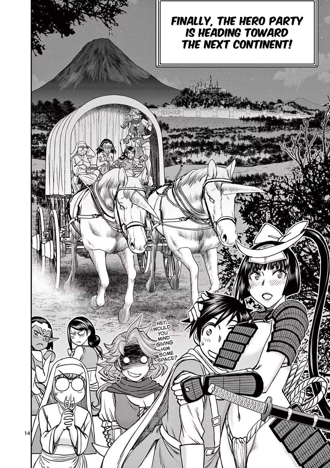 Isekai Furin ll ~Michibika Reshi Hitodzuma Tachi to Bukiyo Tensei Yuusha~ chapter 38 page 14