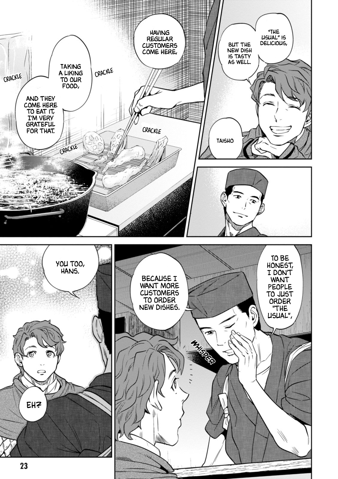 Isekai Izakaya "Nobu" chapter 21 page 23