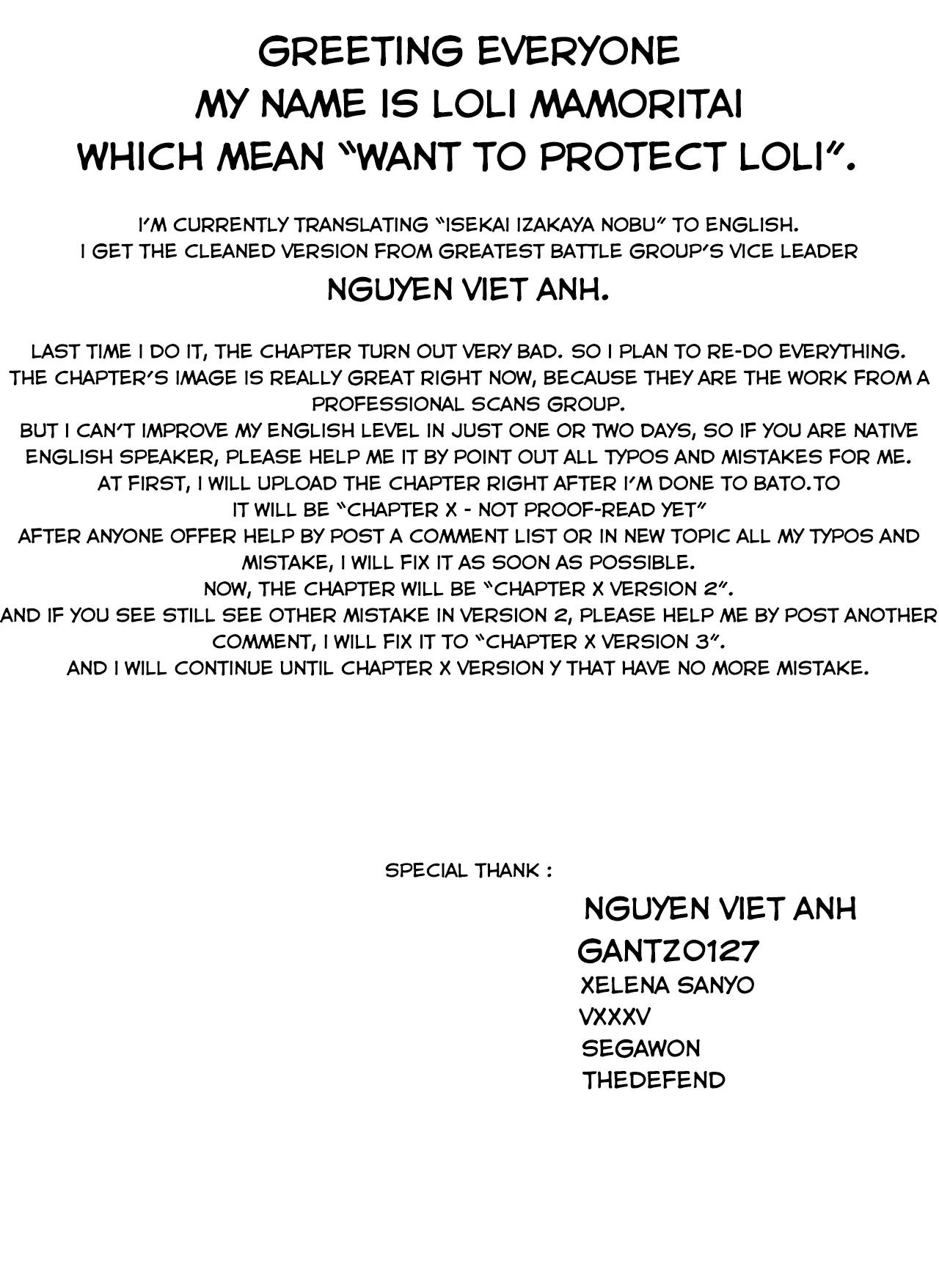 Isekai Izakaya "Nobu" chapter 3 page 1