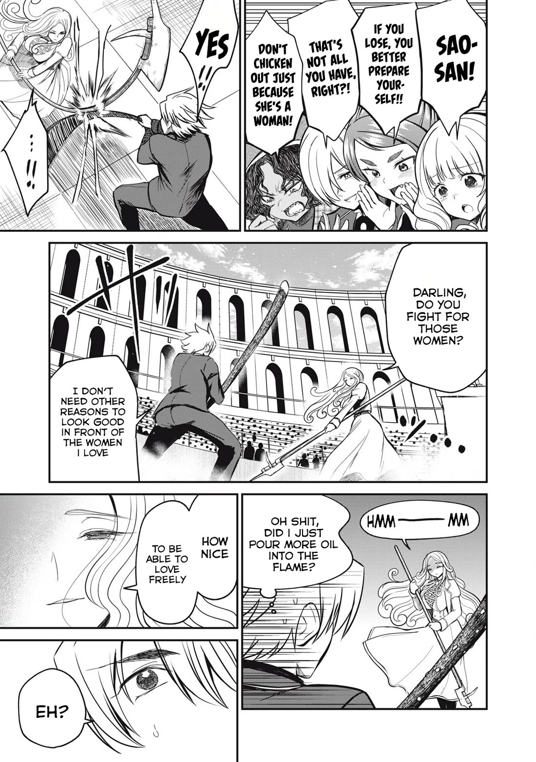 Isekai Koushoku Musou Roku ~ Using the Wisdom and Power of Reincarnation in Another World to Just XXXX chapter 45 page 3
