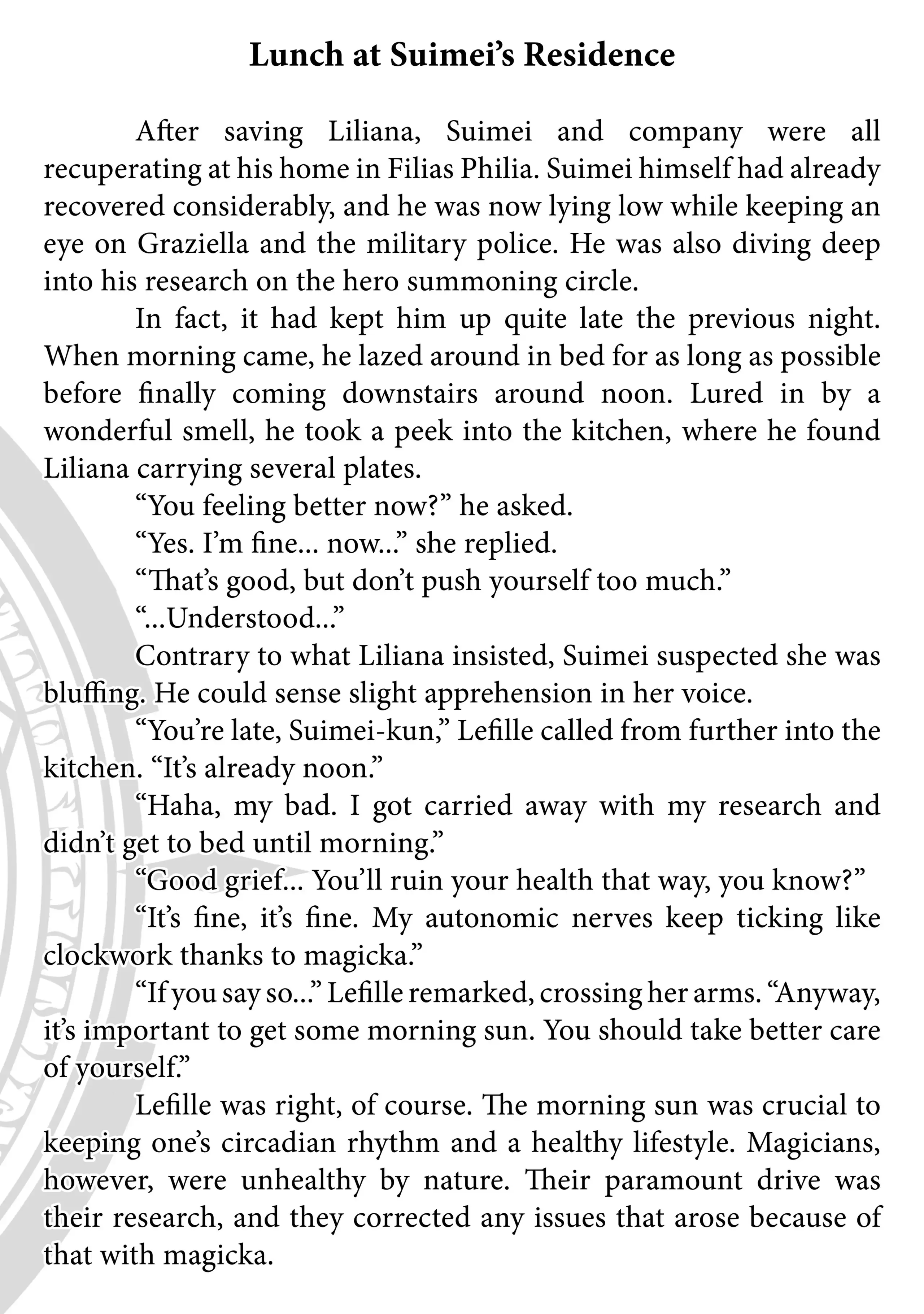 Isekai Mahou wa Okureteru! chapter 45.5 page 1