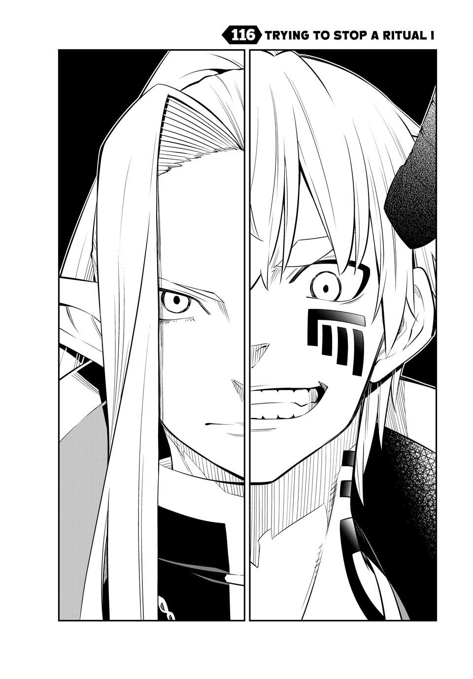 Isekai Maou to Shoukan Shoujo Dorei Majutsu chapter 116 page 1