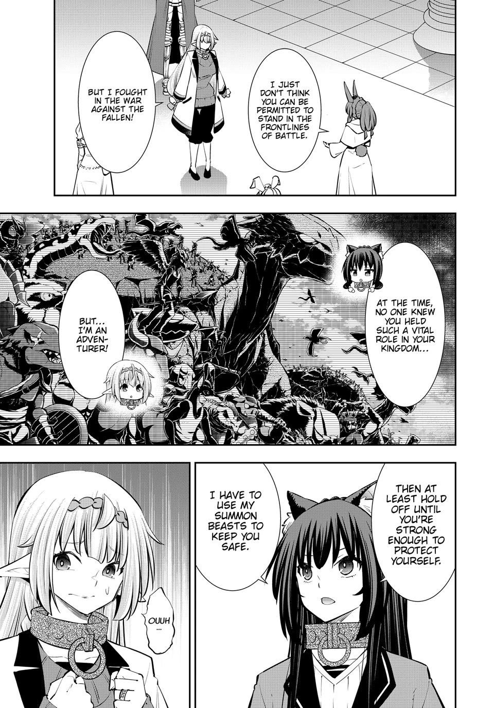 Isekai Maou to Shoukan Shoujo Dorei Majutsu chapter 135 page 29