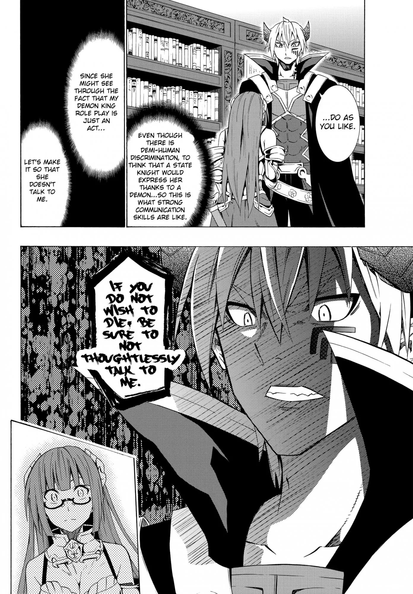 Isekai Maou to Shoukan Shoujo Dorei Majutsu chapter 14.1 page 8