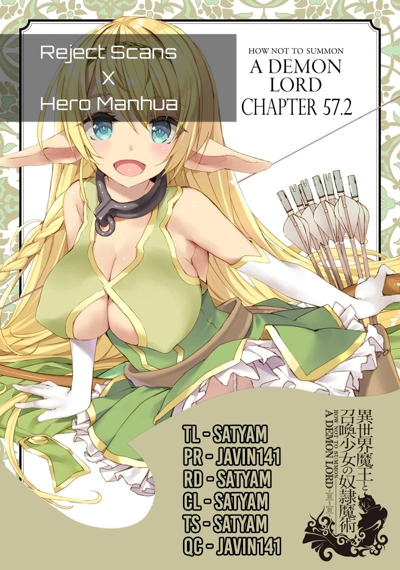 Isekai Maou to Shoukan Shoujo Dorei Majutsu chapter 57.2 page 1